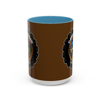 C4MPXRO4D Camper Badge Mug | Accent Coffee Mug 11oz 15oz
