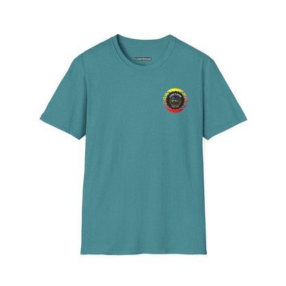 C4MPXRO4D Tiny Summer Camper Badge Soft Tee | Graphic T-Shirt