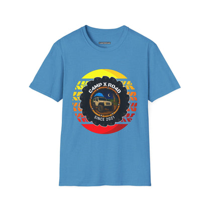 C4MPXRO4D Summer Camper Badge Soft Tee | Graphic T-Shirt