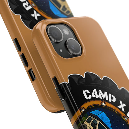 C4MPXRO4D Camper Badge Phone Case | Tough Phone Case