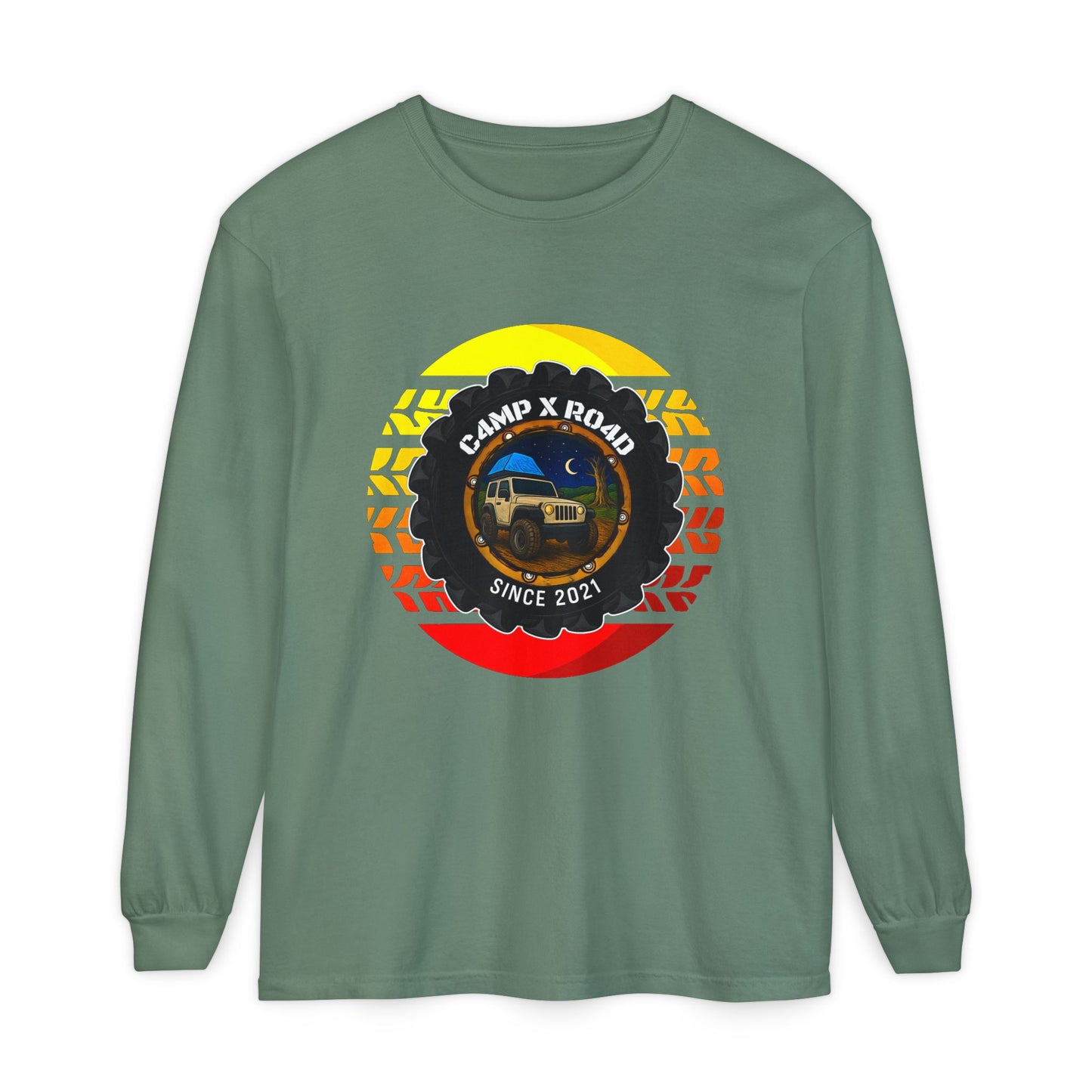 C4MPXRO4D Summer Camper Badge T-Shirt | Long Sleeve