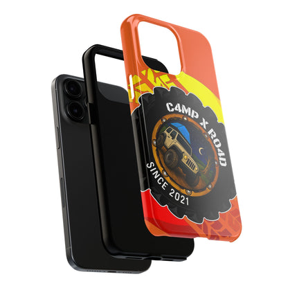 C4MPXRO4D Summer Camper Badge Phone Case | Tough Phone Case