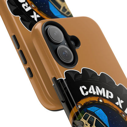 C4MPXRO4D Camper Badge Phone Case | Tough Phone Case