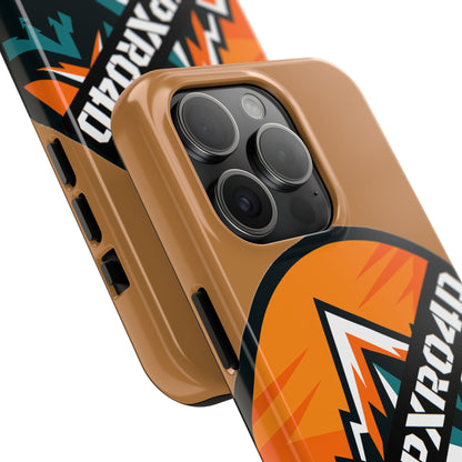 C4MPXRO4D Rounded Shield Camper Badge Phone Case | Tough Phone Case