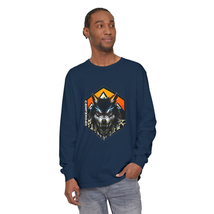 C4MPXRO4D Wolf Shield Camper Badge T-Shirt | Long Sleeve