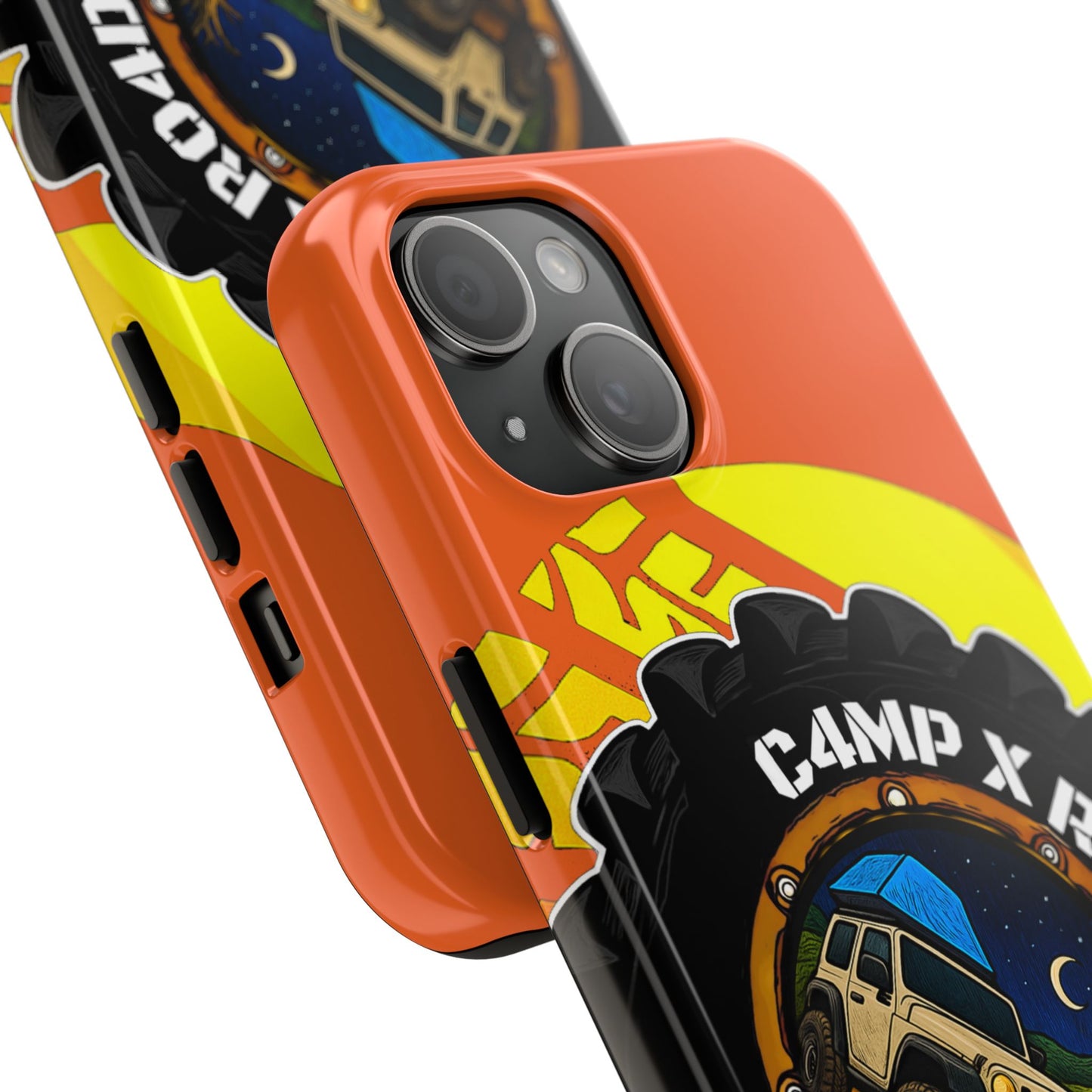 C4MPXRO4D Summer Camper Badge Phone Case | Tough Phone Case