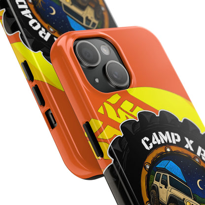 C4MPXRO4D Summer Camper Badge Phone Case | Tough Phone Case