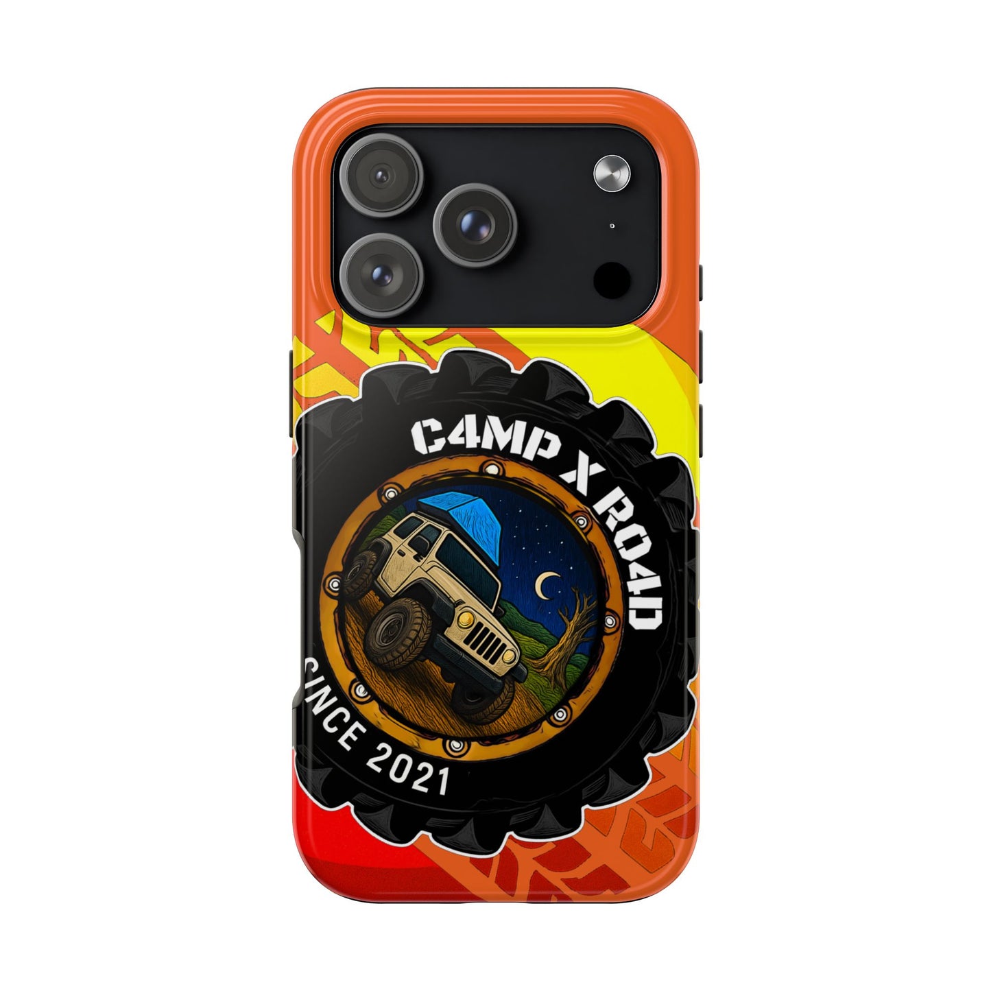 C4MPXRO4D Summer Camper Badge Phone Case | Tough Phone Case