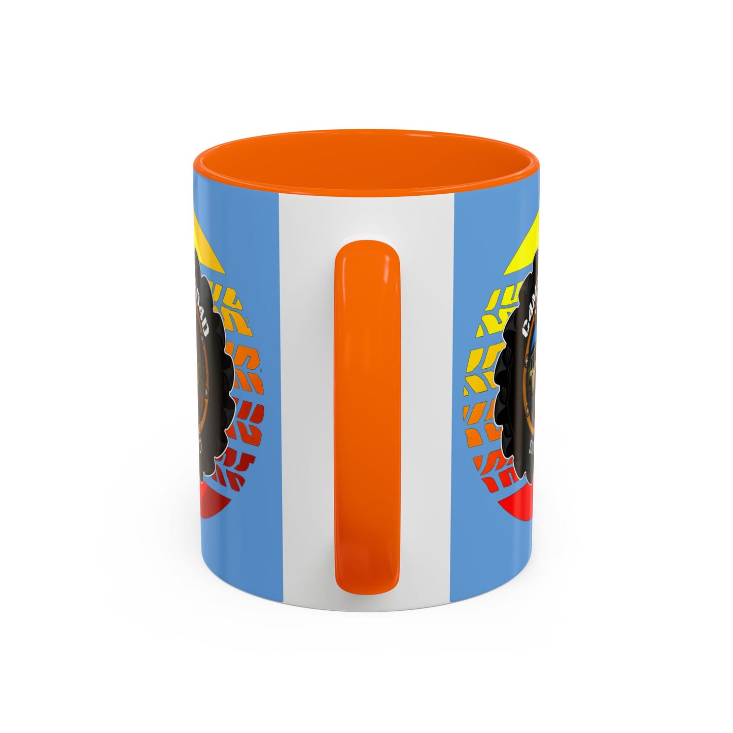 C4MPXRO4D Summer Camper Badge Mug | Accent Coffee Mug 11oz 15oz