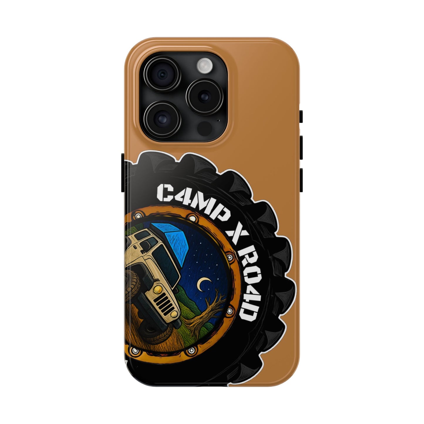 C4MPXRO4D Camper Badge Phone Case | Tough Phone Case