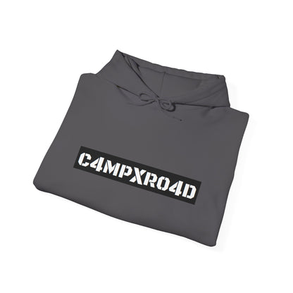 C4MPXR04D code logo Hoodie | Black streetwear graphic sweatshirt