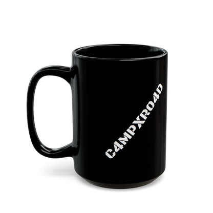 C4MPXR04D Text Design Mug | Black Ceramic Coffee Mug