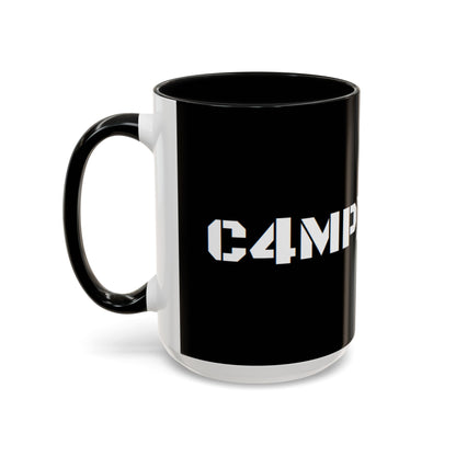 C4MPXR04D Text Logo Mug | Accent Coffee Mug 11oz 15oz