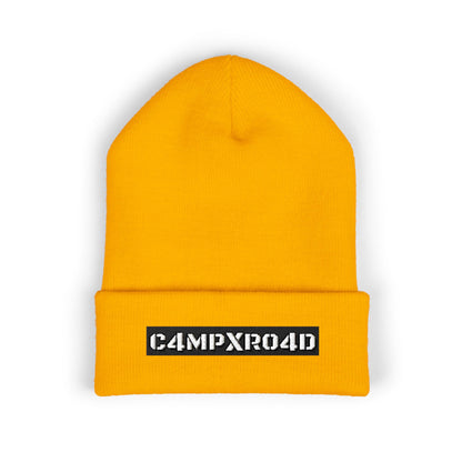 C4MPXR04D Embroidered Beanie | Cuffed Knit Hat