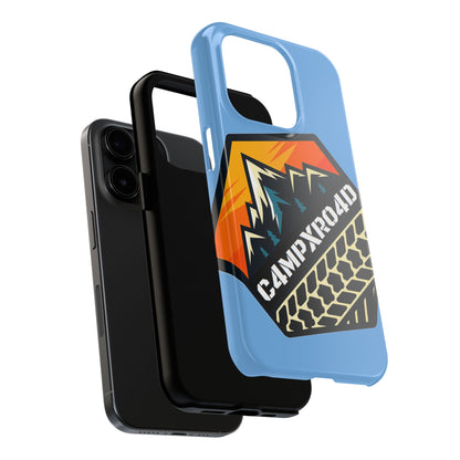 C4MPXRO4D Hexa Shield Camper Badge Phone Case | Tough Phone Case