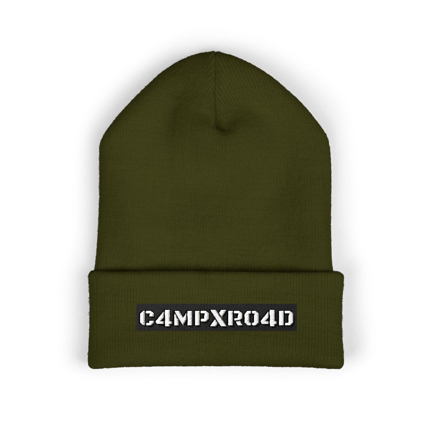 C4MPXR04D Embroidered Beanie | Cuffed Knit Hat