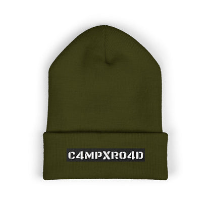 C4MPXR04D Embroidered Beanie | Cuffed Knit Hat