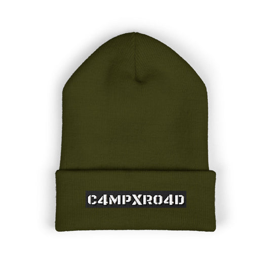 C4MPXR04D Embroidered Beanie | Cuffed Knit Hat