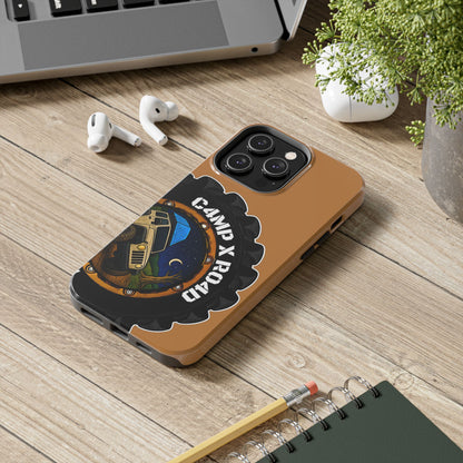 C4MPXRO4D Camper Badge Phone Case | Tough Phone Case