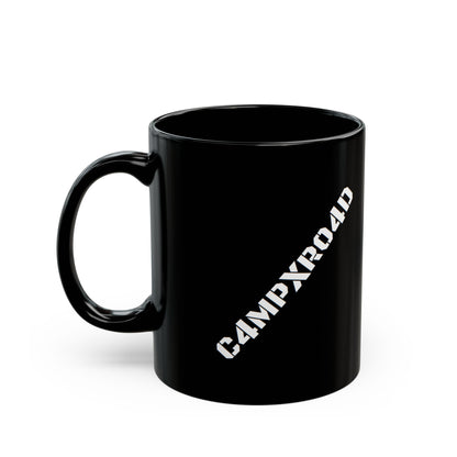 C4MPXR04D Text Design Mug | Black Ceramic Coffee Mug