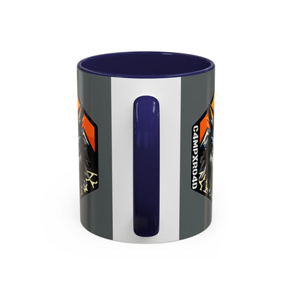 C4MPXRO4D Wolf Shield Camper Badge Mug | Accent Coffee Mug 11oz 15oz