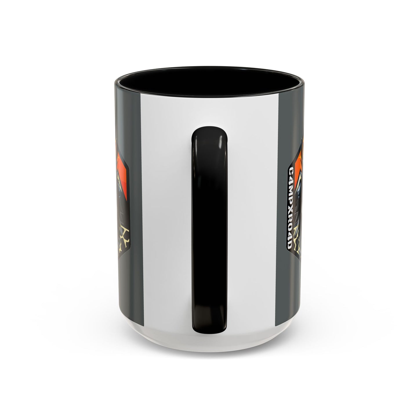 C4MPXRO4D Wolf Shield Camper Badge Mug | Accent Coffee Mug 11oz 15oz
