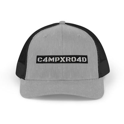 C4MPXRO4D logo Cap | Trucker Snapback Mesh Hat