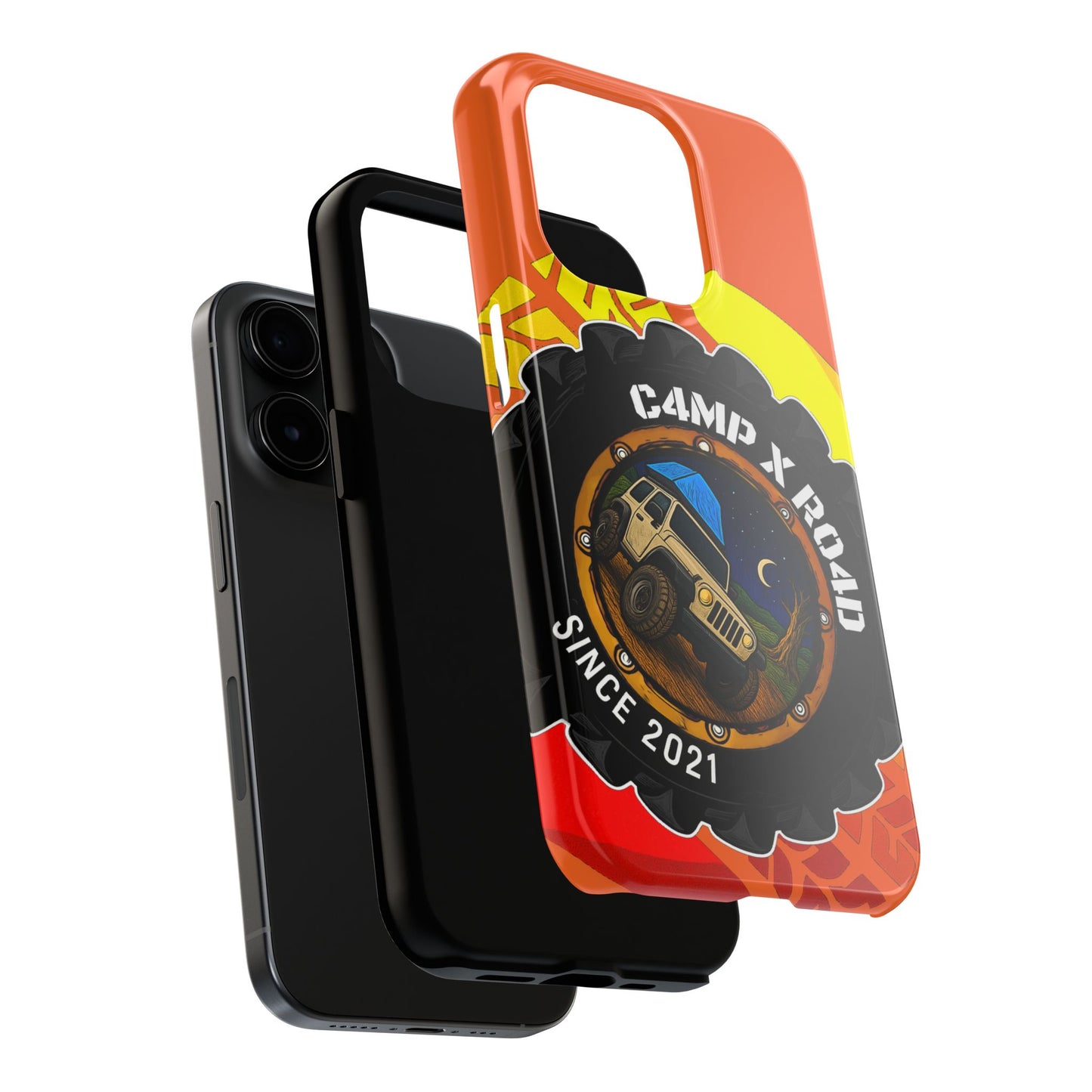 C4MPXRO4D Summer Camper Badge Phone Case | Tough Phone Case