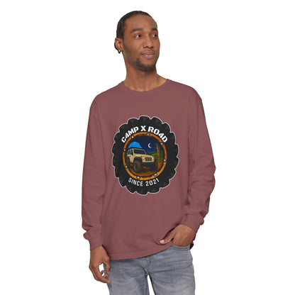 C4MPXRO4D Camper Badge T-Shirt | Long Sleeve