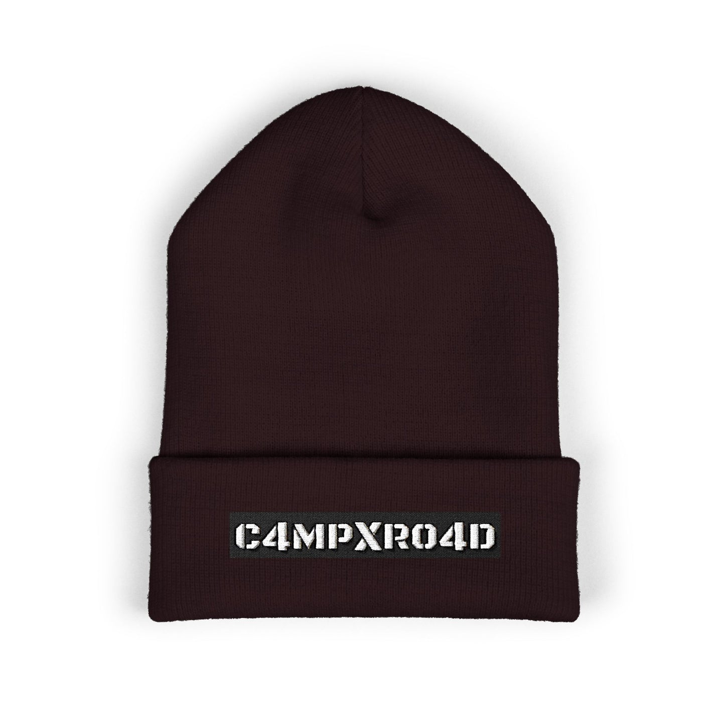 C4MPXR04D Embroidered Beanie | Cuffed Knit Hat