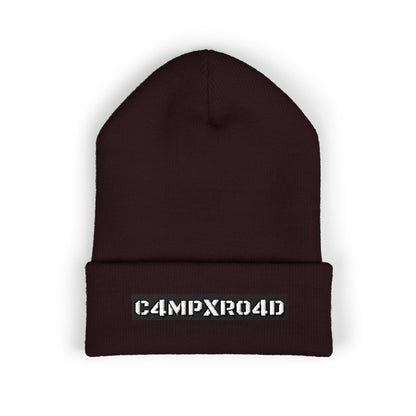 C4MPXR04D Embroidered Beanie | Cuffed Knit Hat