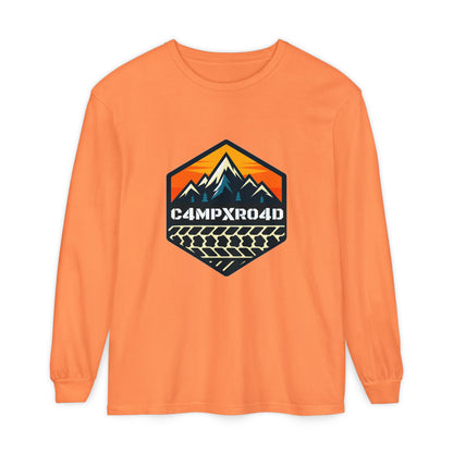 C4MPXRO4D Hexa Shield Camper Badge T-Shirt | Long Sleeve