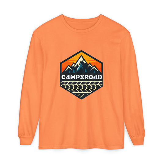 C4MPXRO4D Hexa Shield Camper Badge T-Shirt | Long Sleeve
