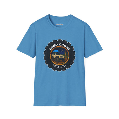 C4MPXRO4D Camper Badge Soft Tee | Graphic T-Shirt