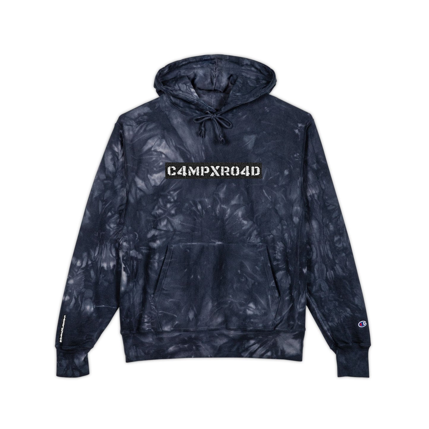 C4MPXRO4D Tie-Dye Hoodie | Embroidered Logo