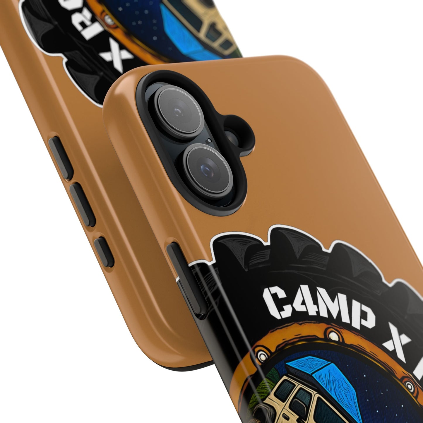 C4MPXRO4D Camper Badge Phone Case | Tough Phone Case