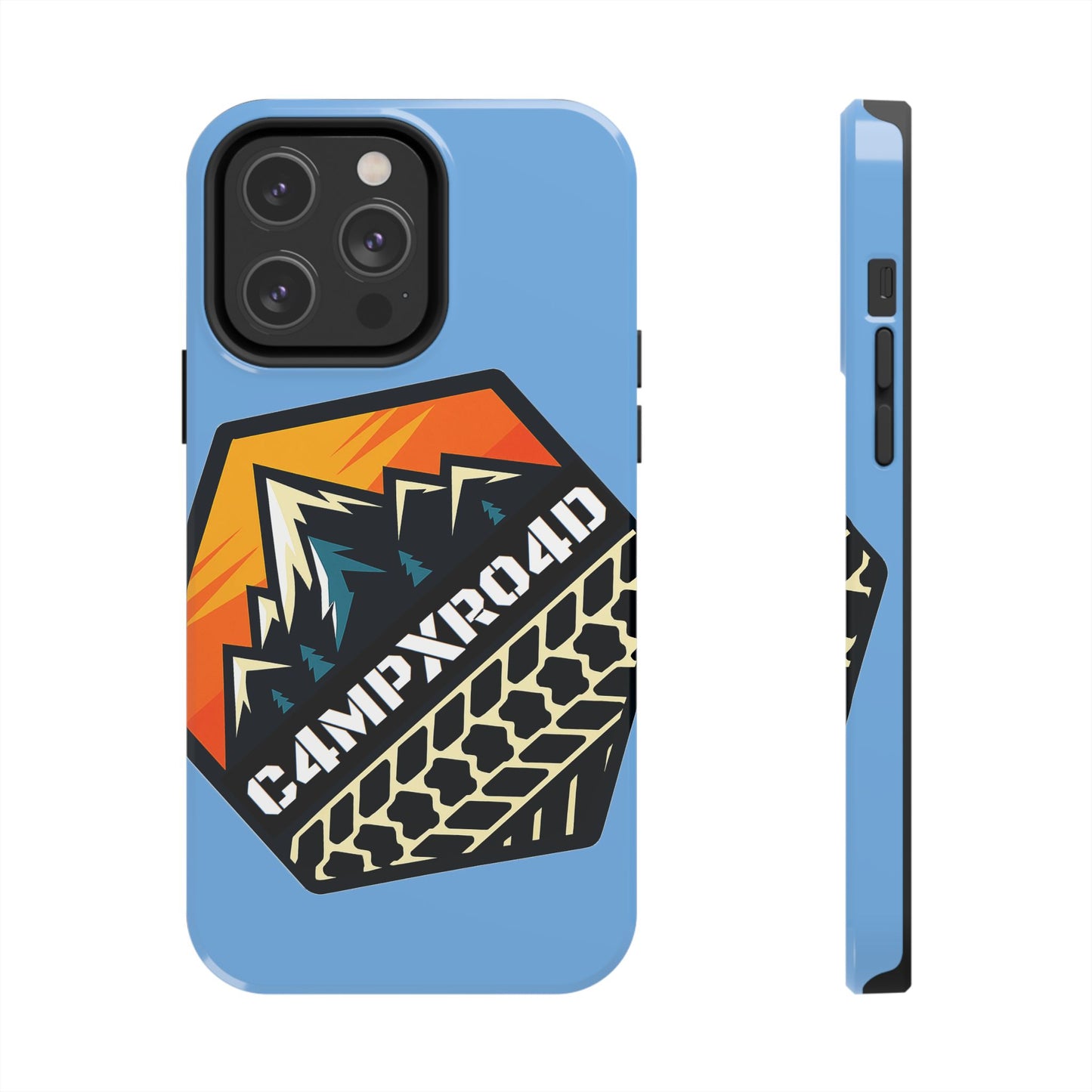 C4MPXRO4D Hexa Shield Camper Badge Phone Case | Tough Phone Case