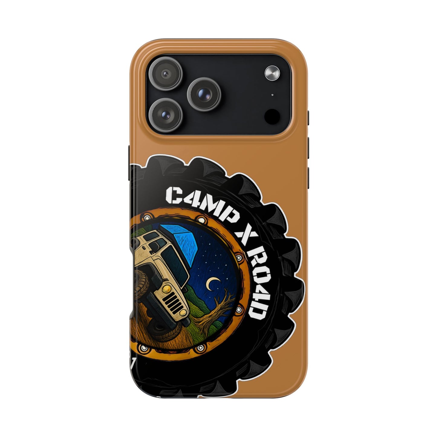 C4MPXRO4D Camper Badge Phone Case | Tough Phone Case