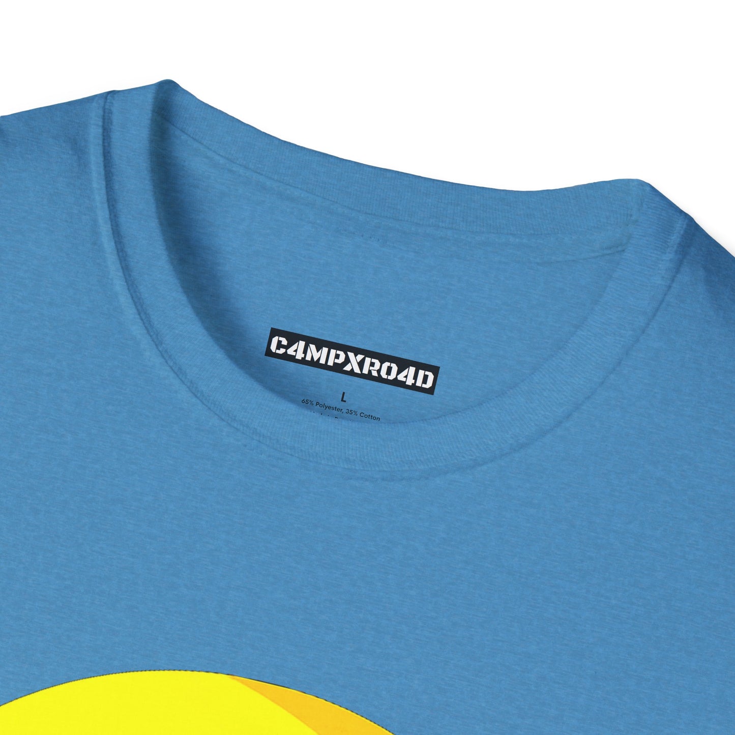 C4MPXRO4D Summer Camper Badge Soft Tee | Graphic T-Shirt