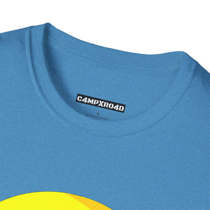 C4MPXRO4D Summer Camper Badge Soft Tee | Graphic T-Shirt