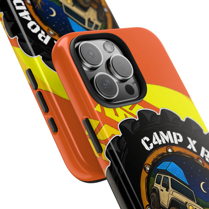 C4MPXRO4D Summer Camper Badge Phone Case | Tough Phone Case