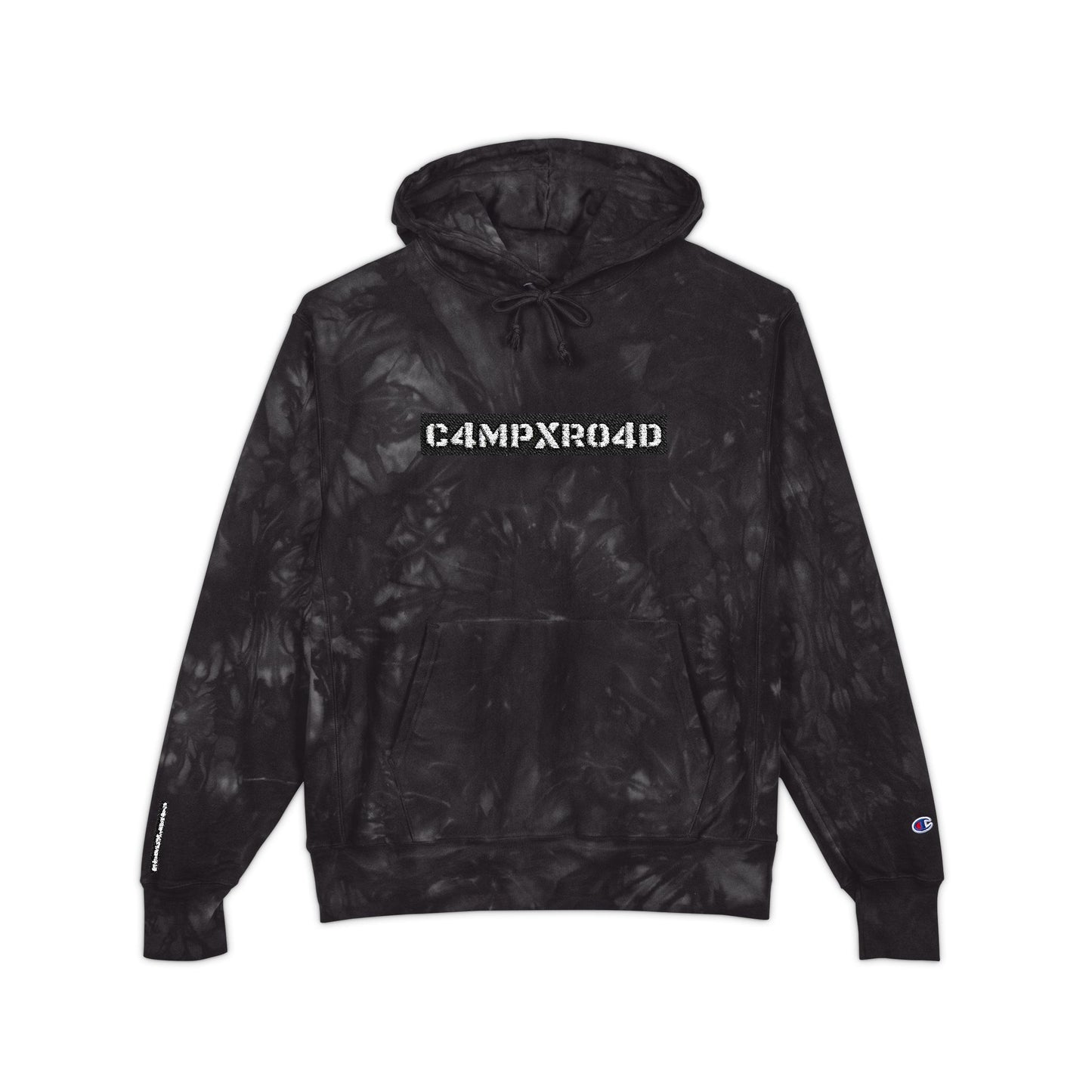 C4MPXRO4D Tie-Dye Hoodie | Embroidered Logo