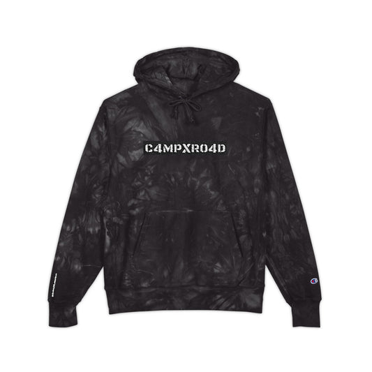 C4MPXRO4D Tie-Dye Hoodie | Embroidered Logo