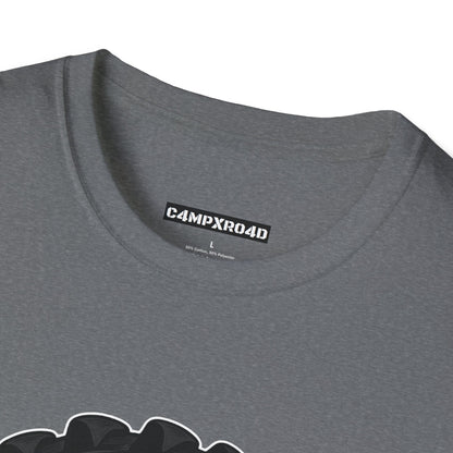C4MPXRO4D Camper Badge Soft Tee | Graphic T-Shirt