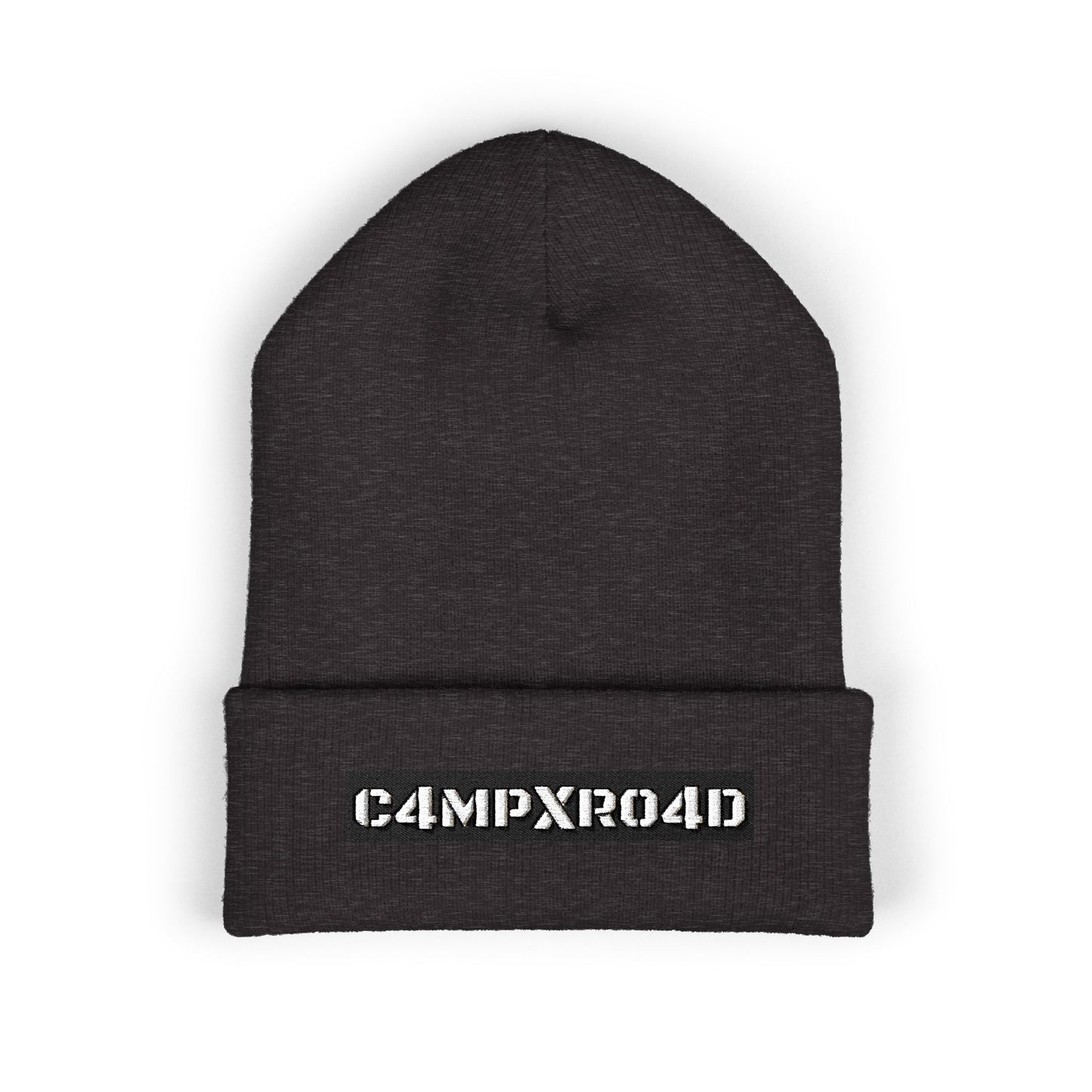 C4MPXR04D Embroidered Beanie | Cuffed Knit Hat