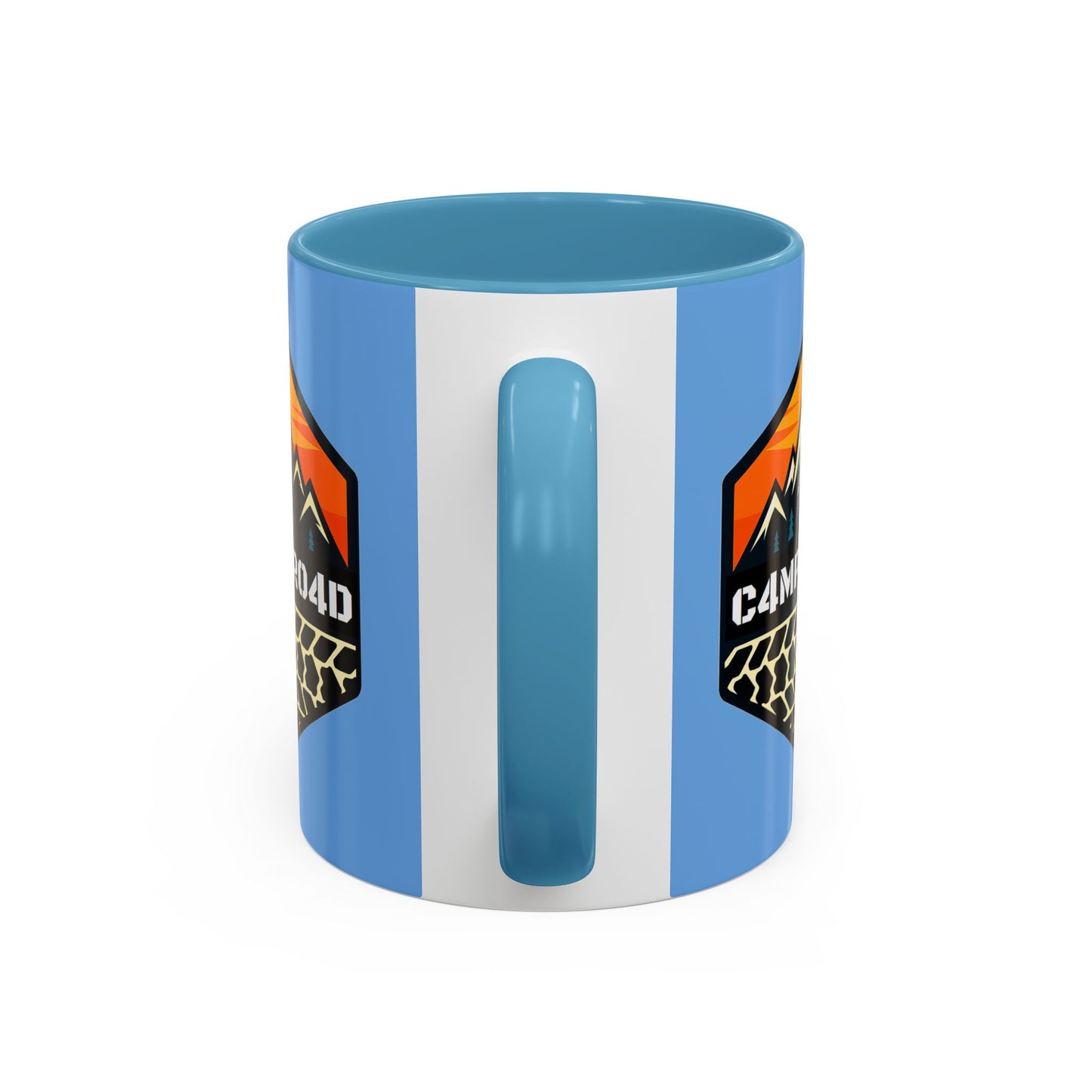 C4MPXRO4D Hexa Shield Camper Badge Mug | Accent Coffee Mug 11oz 15oz