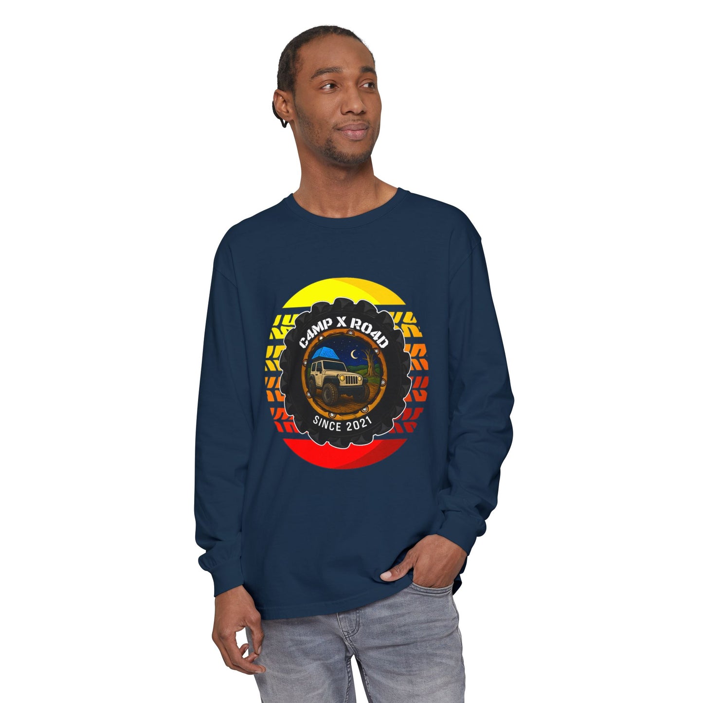 C4MPXRO4D Summer Camper Badge T-Shirt | Long Sleeve