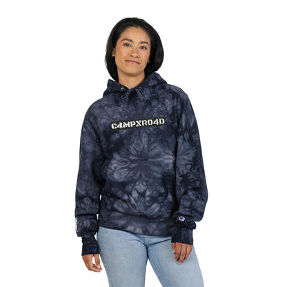 C4MPXRO4D Tie-Dye Hoodie | Embroidered Logo