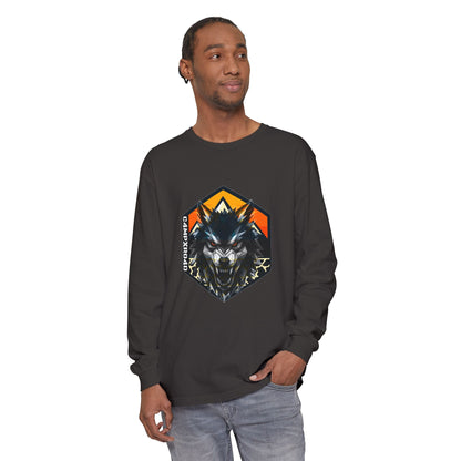 C4MPXRO4D Wolf Shield Camper Badge T-Shirt | Long Sleeve