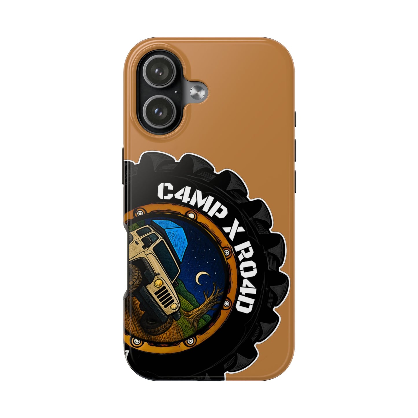 C4MPXRO4D Camper Badge Phone Case | Tough Phone Case